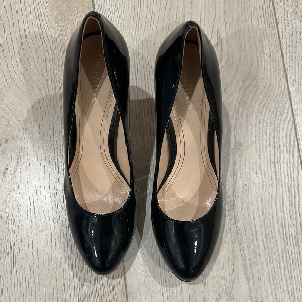 Cole Haan Black Patent Leather Heels